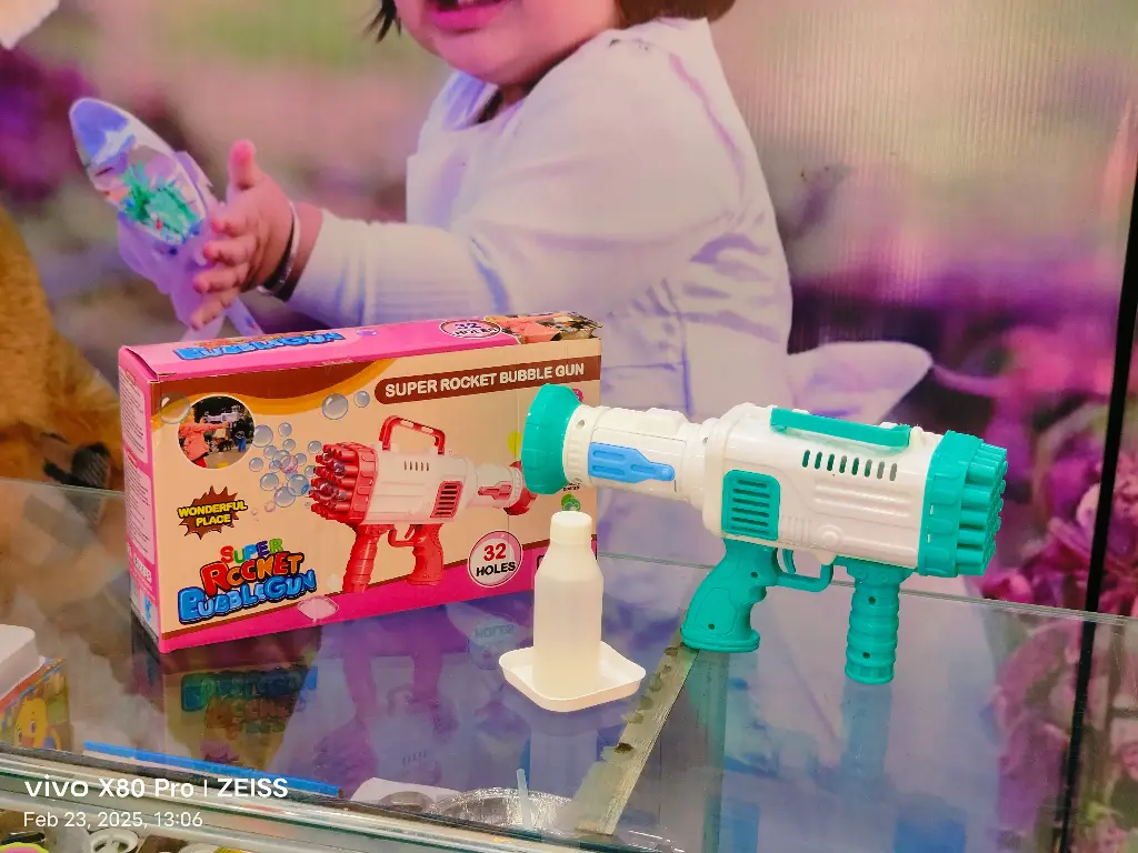 Rocket Bubble Gun