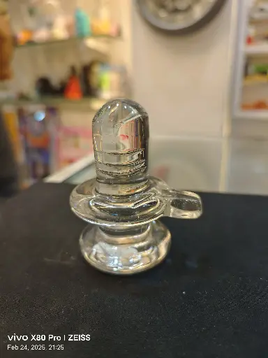 Medium Size Glass Shivling