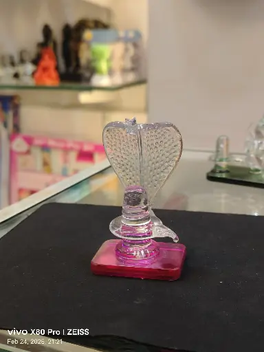 Shivling with Snake Pink