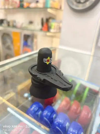 Small Size Shivling Black